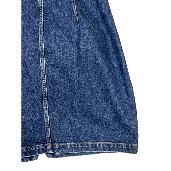 BDG Urban Outfitters Denim Mini Dress With Front Zip Closure Adj Straps Mini - Picture 9 of 14